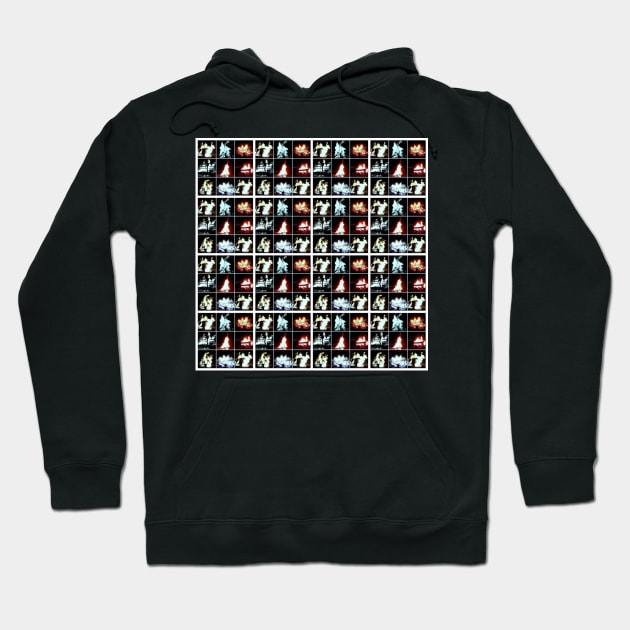 Fire grid Hoodie by orion5